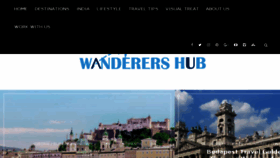 What Wanderershub.com website looked like in 2018 (5 years ago)