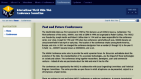 What Wwwconference.org website looked like in 2018 (5 years ago)
