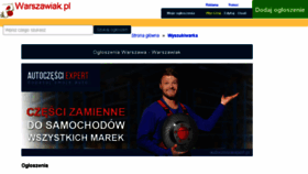 What Warszawiak.pl website looked like in 2018 (5 years ago)