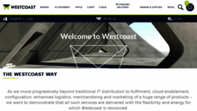 What Westcoast.co.uk website looked like in 2018 (5 years ago)