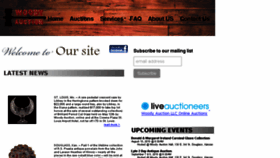 What Woodyauction.com website looked like in 2018 (5 years ago)