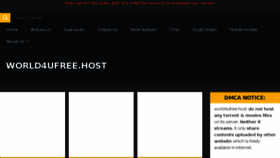 What World4ufree.host website looked like in 2018 (5 years ago)
