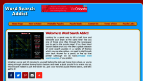 What Wordsearchaddict.com website looked like in 2018 (5 years ago)