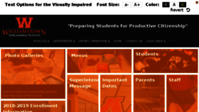 What Williamstown.kyschools.us.schools.bz website looked like in 2018 (7 years ago)