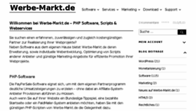 What Werbe-markt.de website looked like in 2018 (5 years ago)