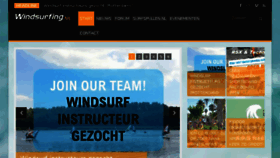 What Windsurfing.nl website looked like in 2018 (5 years ago)