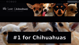 What Welovechihuahuas.com website looked like in 2018 (5 years ago)