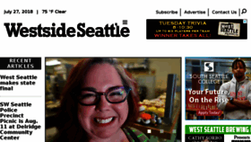 What Westseattleherald.com website looked like in 2018 (5 years ago)