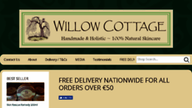 What Willowcottage.ie website looked like in 2018 (5 years ago)