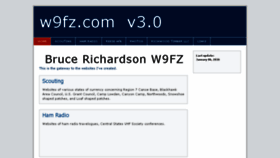 What W9fz.com website looked like in 2018 (5 years ago)