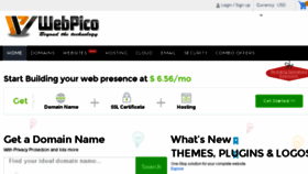 What Webpico.com website looked like in 2018 (5 years ago)