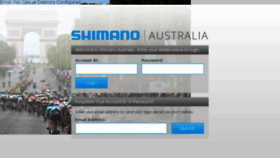 What Webshop.shimano.com.au website looked like in 2018 (5 years ago)