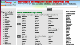What Worldnewspaperlink.com website looked like in 2018 (5 years ago)