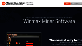 What Winmaxminer.com website looked like in 2018 (5 years ago)