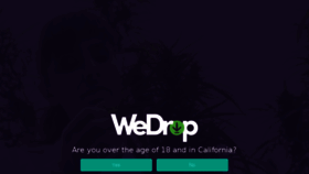 What Wedrop.co website looked like in 2018 (5 years ago)