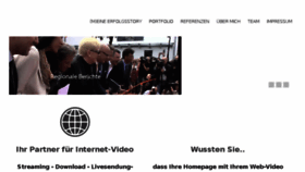 What Web-tv-production.de website looked like in 2018 (5 years ago)