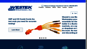What Westek.com website looked like in 2018 (5 years ago)