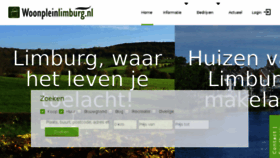 What Woonpleinlimburg.nl website looked like in 2018 (5 years ago)