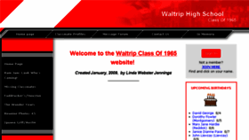 What Waltrip65.com website looked like in 2018 (5 years ago)