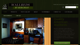 What Wallbedsbybergman.com website looked like in 2018 (5 years ago)