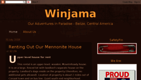 What Winjama.net website looked like in 2018 (5 years ago)