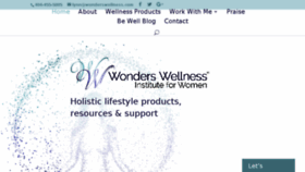 What Wonderswellness.com website looked like in 2018 (5 years ago)