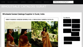 What Wholesalecatalogsurat.com website looked like in 2018 (5 years ago)