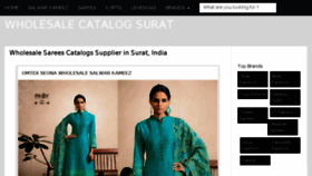 What Wholesalecatalogsurat.com website looked like in 2018 (5 years ago)