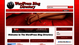 What Wordpressblogdirectory.com website looked like in 2018 (5 years ago)