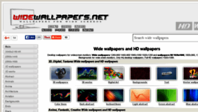 What Widewallpapers.net website looked like in 2018 (5 years ago)