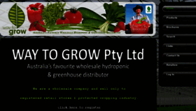 What Way2grow.com.au website looked like in 2018 (5 years ago)