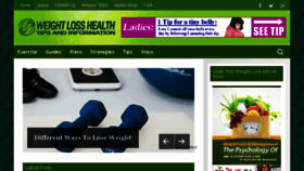 What Weightlosshealthtipsandinformation.com website looked like in 2018 (5 years ago)