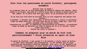 What World-football.org website looked like in 2018 (5 years ago)