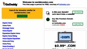 What Worldeventer.com website looked like in 2018 (5 years ago)