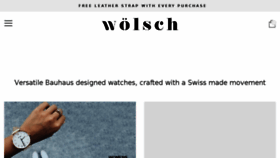 What Wolschwatches.com website looked like in 2018 (5 years ago)