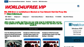 What World4ufree.vip website looked like in 2018 (5 years ago)