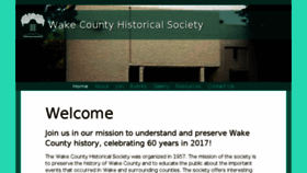What Wakehistory.com website looked like in 2018 (5 years ago)
