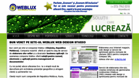 What Weblux.md website looked like in 2018 (5 years ago)