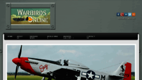 What Warbirdsonline.com.au website looked like in 2018 (5 years ago)