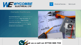 What Wycombe-electrical.com website looked like in 2018 (5 years ago)