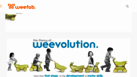 What Weefab.com website looked like in 2018 (5 years ago)