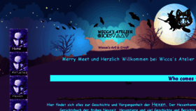 What Wicca.ch website looked like in 2018 (5 years ago)