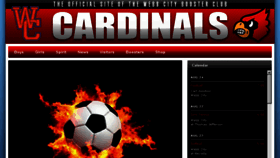 What Wccardsboosters.com website looked like in 2018 (5 years ago)