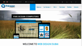 What Webdubai.ae website looked like in 2018 (5 years ago)