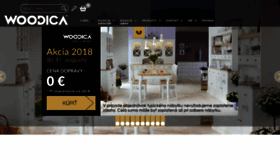 What Woodica.sk website looked like in 2018 (5 years ago)