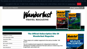 What Wanderlust-magazine.co.uk website looked like in 2018 (5 years ago)