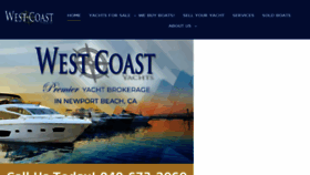 What Wcyachts.com website looked like in 2018 (5 years ago)