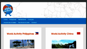 What Worldactivity.org website looked like in 2018 (7 years ago)