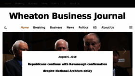 What Wheatonbusinessjournal.com website looked like in 2018 (5 years ago)
