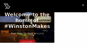 What Winstonmoy.com website looked like in 2018 (5 years ago)